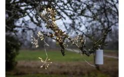 Star Trading Dew Drop Flower Batteridriven Ljusslinga 2,1m Silver IP44* Batterislingor|Dew Drop Slingor