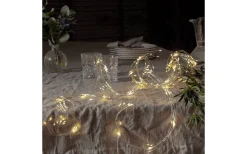 Star Trading Dew Drop Ljusslinga 3m 2800K Silver* Dew Drop Slingor