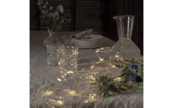 Star Trading Dew Drop Ljusslinga 1,4m Silver* Dew Drop Slingor