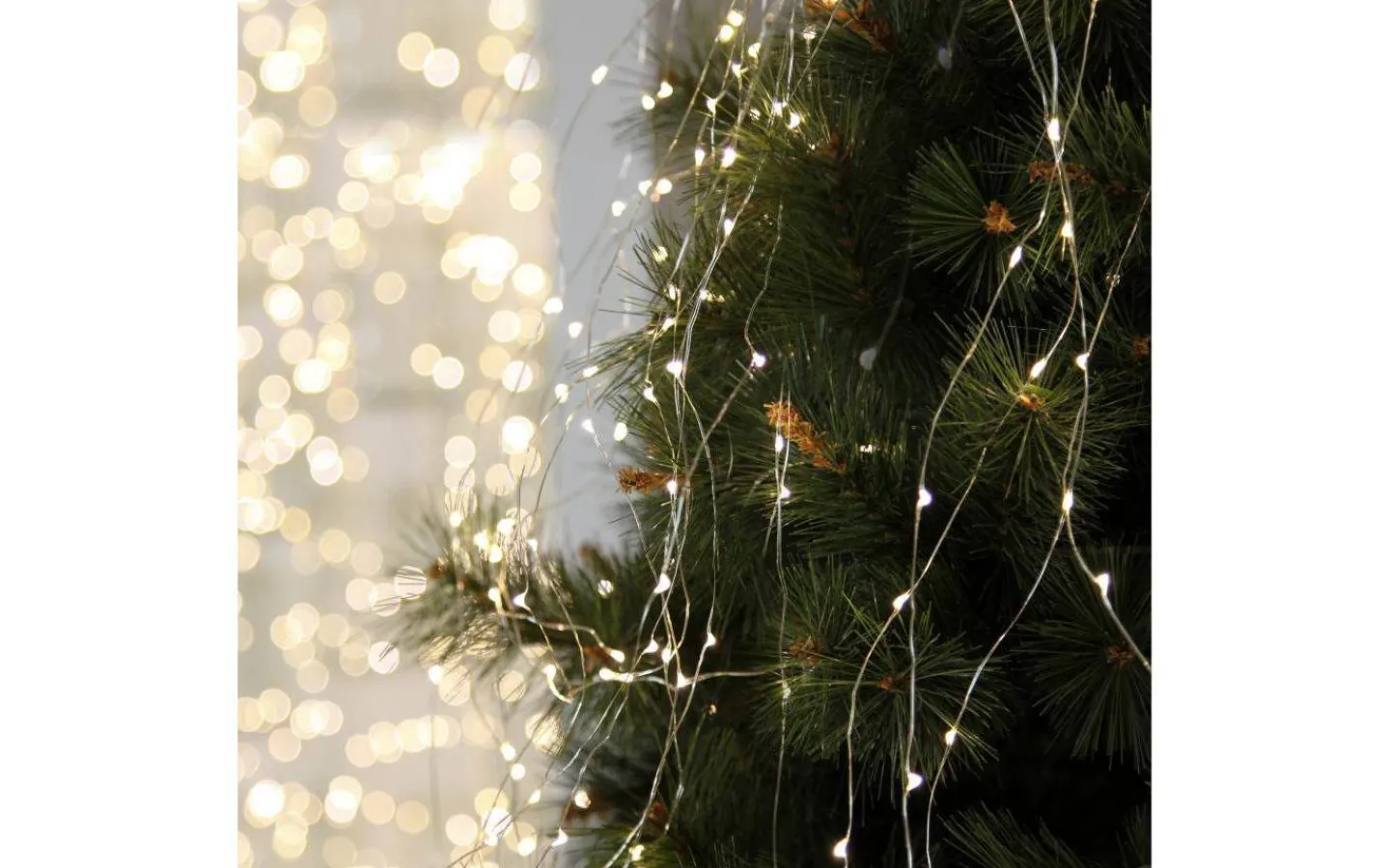 Star Trading Dew Drop Ljusslinga 1,4m Silver* Dew Drop Slingor