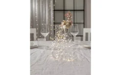 Dew Drop Ljusslinga 5m Silver Varmvit