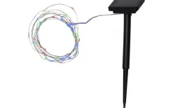 Solcellslampor Dekoration|Visa Alla Solcellslampor<Star Trading Dew Drop Ljusslinga Solcell LED Multi 5m