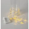 Dew Drop Micro Batteridriven Ljusslinga 7,2m Transparent Varmvit med Chaser