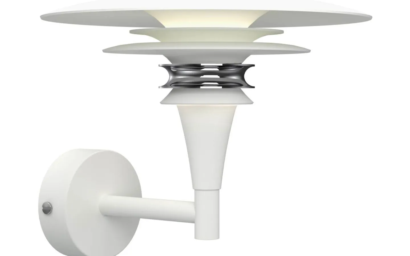 Vardagsrum|Hall & Trappa<Belid Diablo Vägglampa Mattvit/Krom