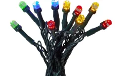 Star Trading Diamond Ljusslinga LED med Timer Färgmix 7,5m IP44* Ljusslingor Med Färgade Lampor