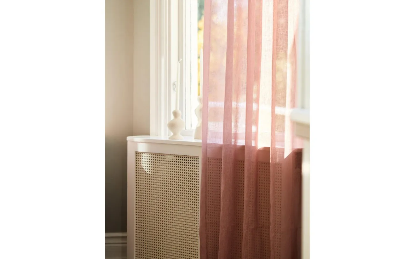 Svanefors Diana Gardin 1P Rosé 280x300cm* Enfärgade Gardiner