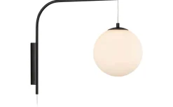 Dione Vägglampa Vit/Svart