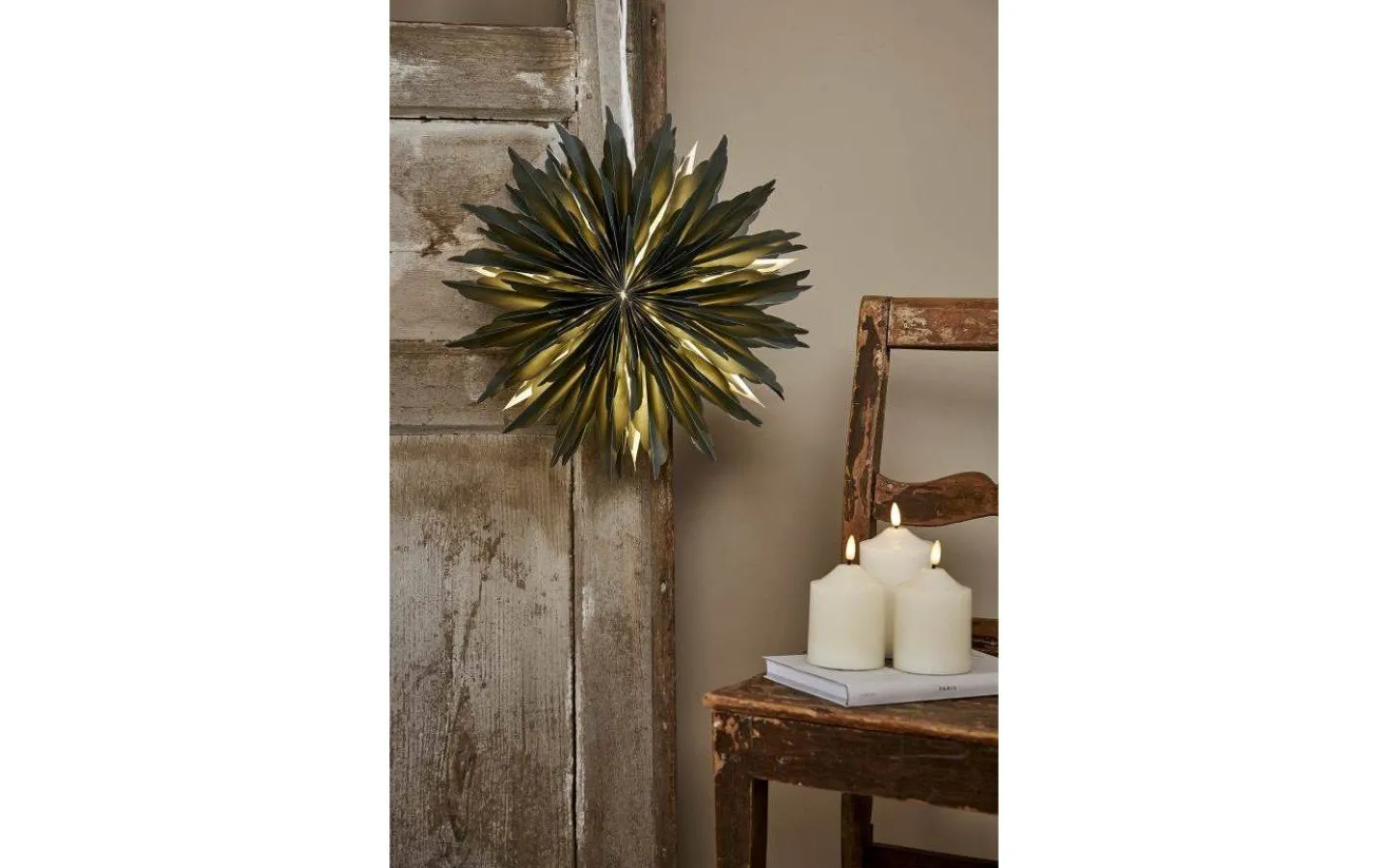 Star Trading Dis Julstjärna 40cm Grön* Exklusiva Pappersstjärnor|Visa Alla Julstjärnor