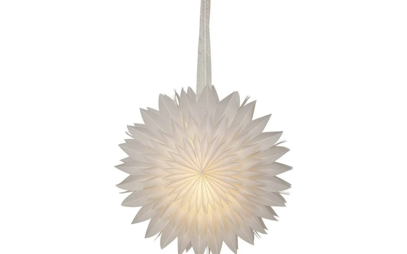 Dis Julstjärna 50cm Vit