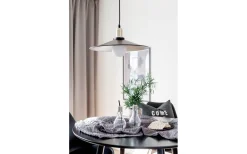 Kök & Matplats<Globen Lighting Disc Taklampa 40cm E27 Svart/Borstad Mässing