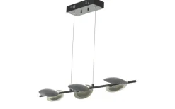 Avlånga Taklampor<Oriva Disc Taklampa 95cm LED Svart