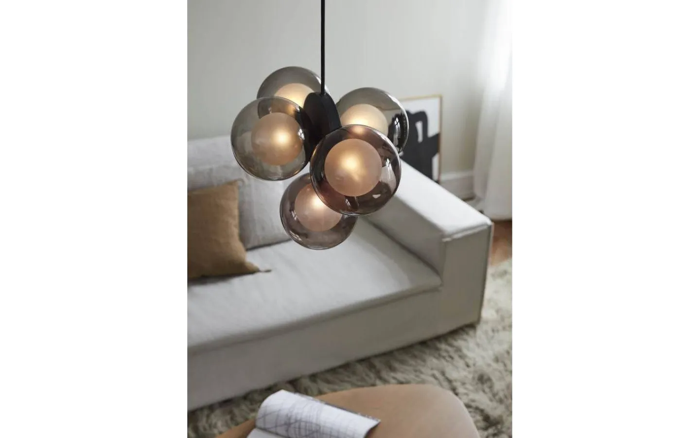 Vardagsrum|Hall & Trappa<CO Bankeryd Discus Taklampa