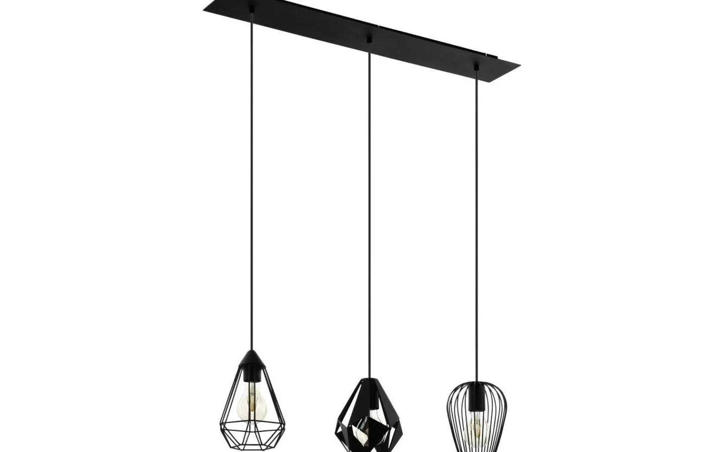 Eglo Distaff Taklampa 90cm Svart* Avlånga Taklampor