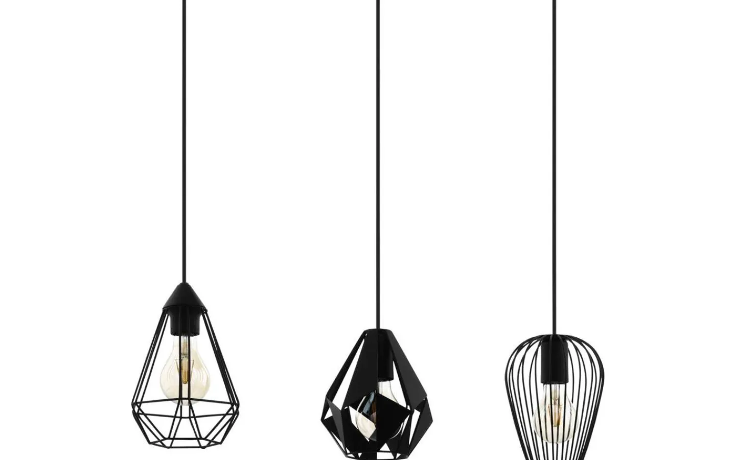 Eglo Distaff Taklampa 90cm Svart* Avlånga Taklampor