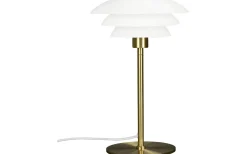 DL20 Bordslampa 30cm Opal/Mässing