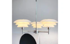 DL20 Takkrona 50cm 3 Armar Opal/Krom