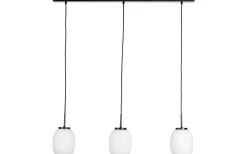 DL39 Taklampa 90cm Opal/Svart