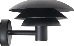 Dyberg Larsen DL20 Vägglampa 20cm Svart IP44* Vägglyktor|Vägglampor Utomhus