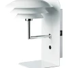Dyberg Larsen DL20 Vägglampa USB Vit/Krom* Läslampor