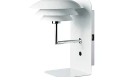 Dyberg Larsen DL20 Vägglampa USB Vit/Krom* Läslampor