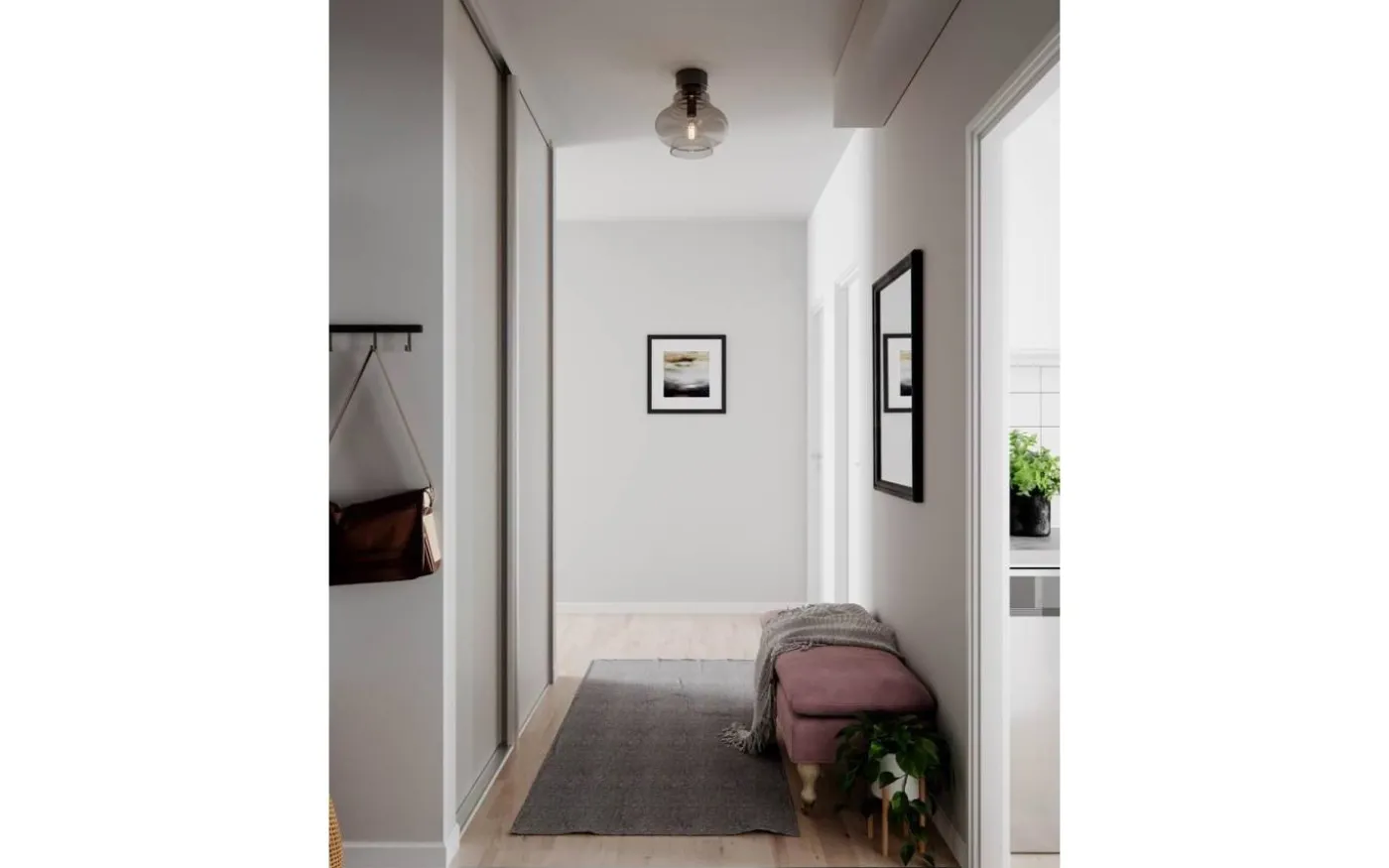 Dolores Plafond 30cm Grå