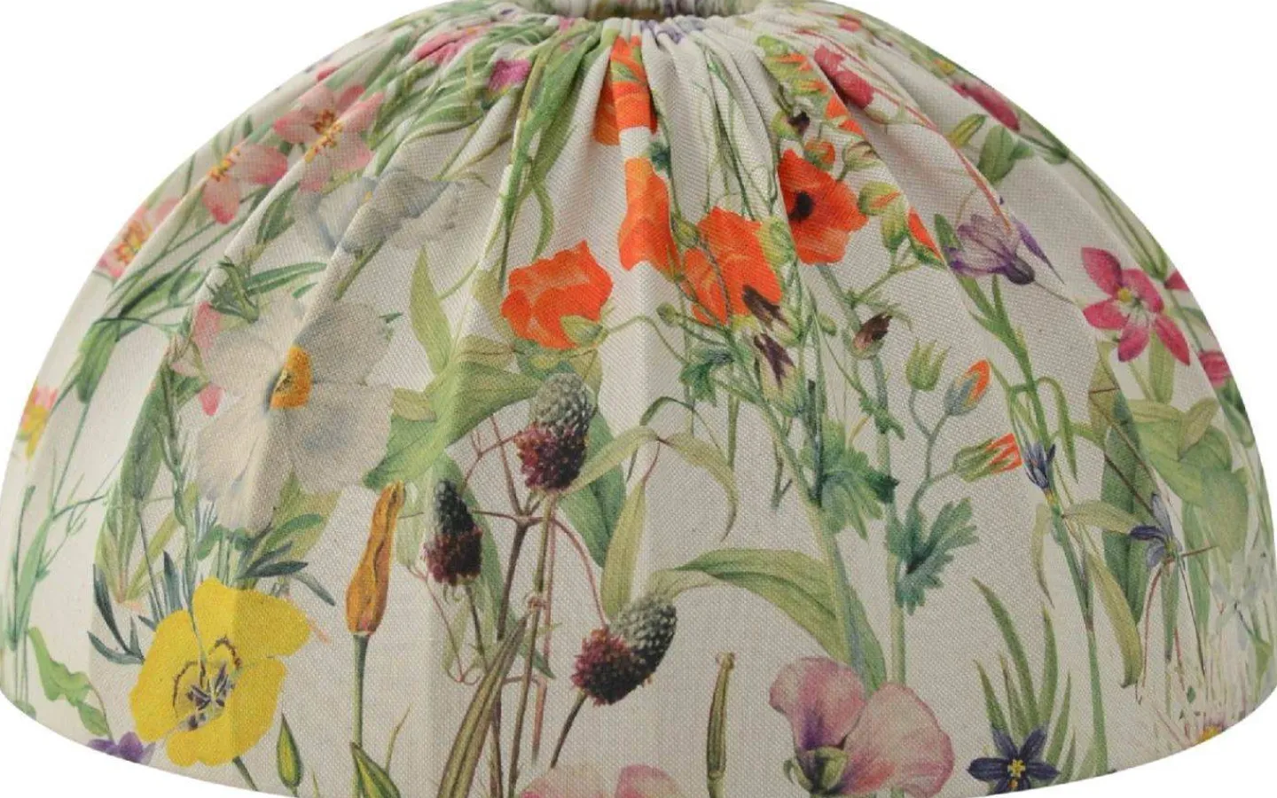 Hallbergs Dome Wildflower Lampskärm Ø35cm Natur* Mönstrade Lampskärmar