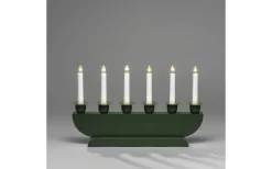 Konstsmide Donya Adventsljusstake 6L 26cm Grön/Mässing* Visa Alla Adventsljusstakar|Adventsljusstakar 0-30 Cm