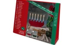 Konstsmide Donya Adventsljusstake 6L 26cm Grön/Mässing* Visa Alla Adventsljusstakar|Adventsljusstakar 0-30 Cm