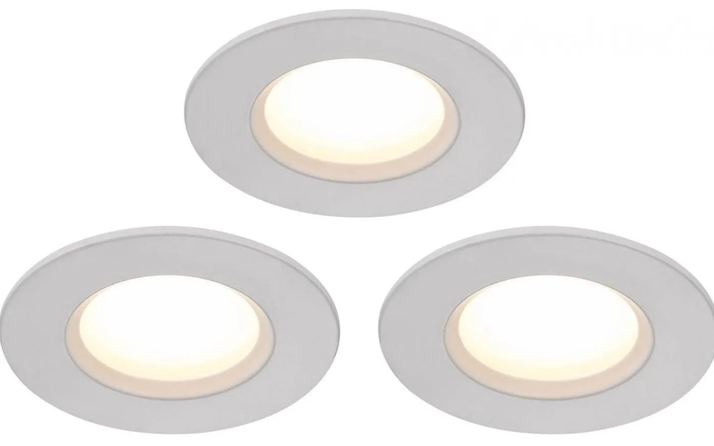 230V Led Spotlights<Nordlux Dorado Spotlight 3-pack LED 2700K 345lm 4,7W IP65 Vit