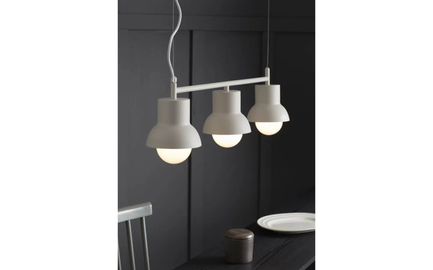 Kök & Matplats|Avlånga Taklampor<CO Bankeryd Down Taklampa 82cm 3L Beige