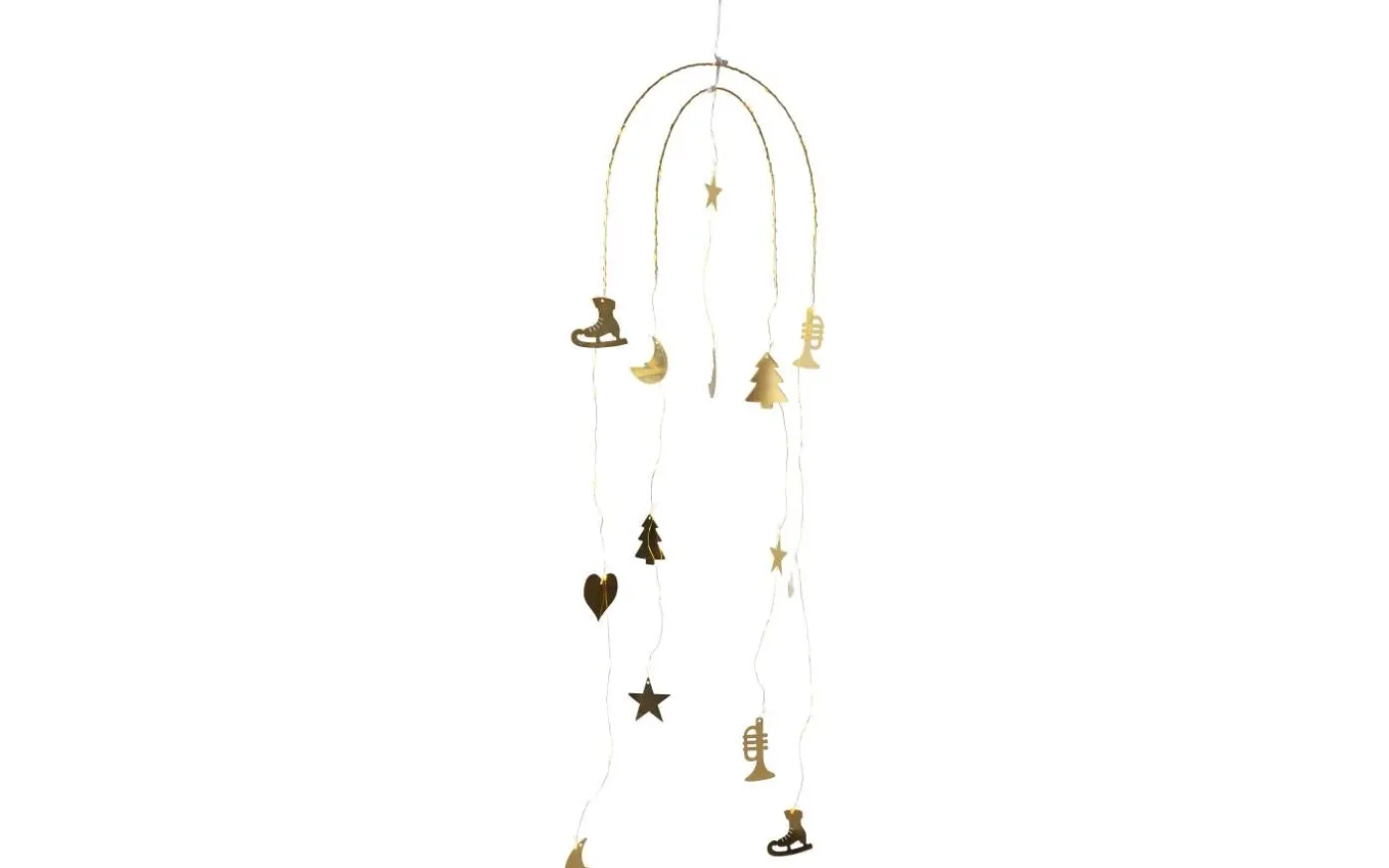 Dream Batteridriven Mobil med belysning 90cm Guld