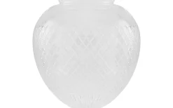 Karlskrona Lampfabrik Droppskärm 200 - Klart rutslipat kristallglas* Reservglas Och Reservdelar