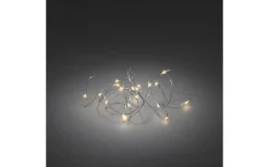 Drops Batteridriven Ljusslinga 3,9m Silver Amber