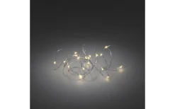 Drops Batteridriven Ljusslinga 1,9m Silver Amber