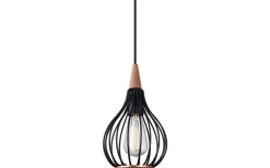 Drops Fönsterlampa Ø17cm Svart/Mahogany