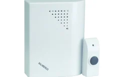 Batterier, Entresignaler<Malmbergs Dörrklocka, Trådlös, Symphony, Vit