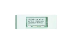 Batterier, Entresignaler<Malmbergs Dörrtryckknapp, Vit, Med belysning