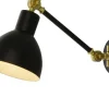 Aneta Dublin Vägglampa Svart/Mässing* Kök & Matplats|Läslampor