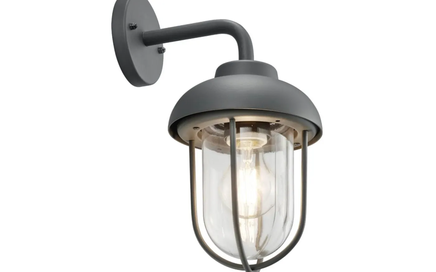 Duero Vägglampa E27 antracit IP44