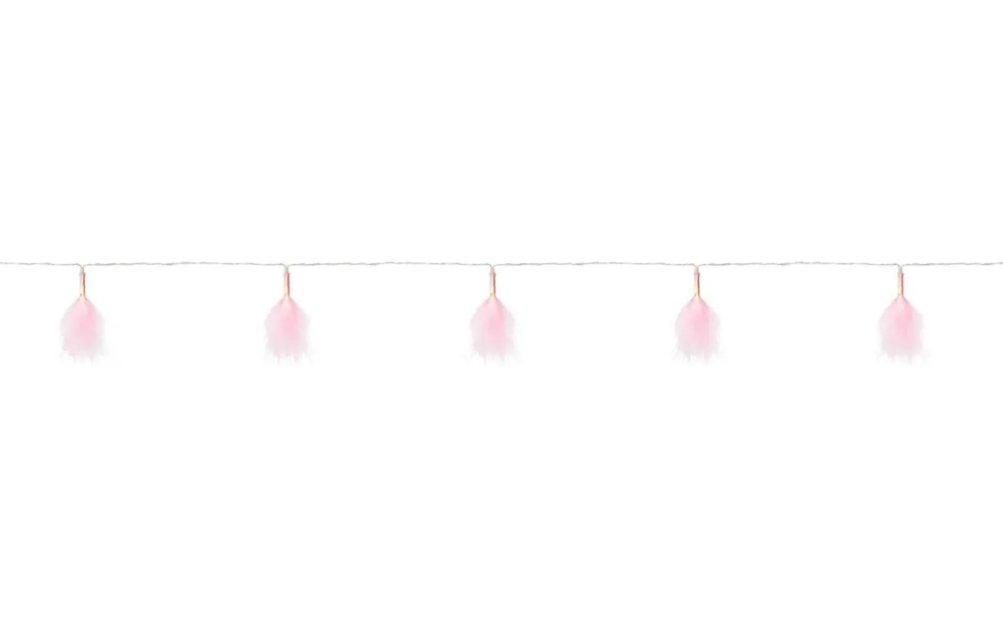 Batterislingor Inomhus|Inomhusdekorationer Batteri<Markslojd Dun Batteridriven Ljusslinga Fjädrar Rosa, LED