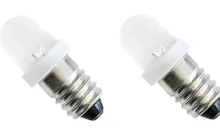 E10 Led Jullampor|E10 Led Jullampor<By Rydens E10 LED 12V 0,18-0,2W 2000K 2-Pack