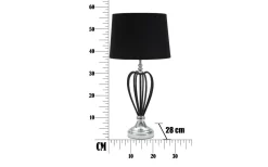 Mauro Ferretti Echo Bordslampa 56cm Silver* Bordslampor