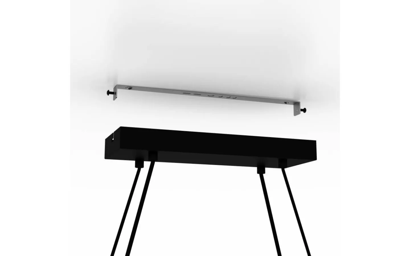 Eglo Edale Taklampa 108cm Natur* Stora Taklampor Ø70-150 Cm