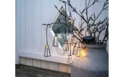 Eddy Solcellsdriven Ljusslinga 1,8m Svart