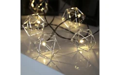 Julpynt Inomhus|Partyslingor Inomhus 230V<Star Trading Edge Ljusslinga 2,3m Krom Inomhus