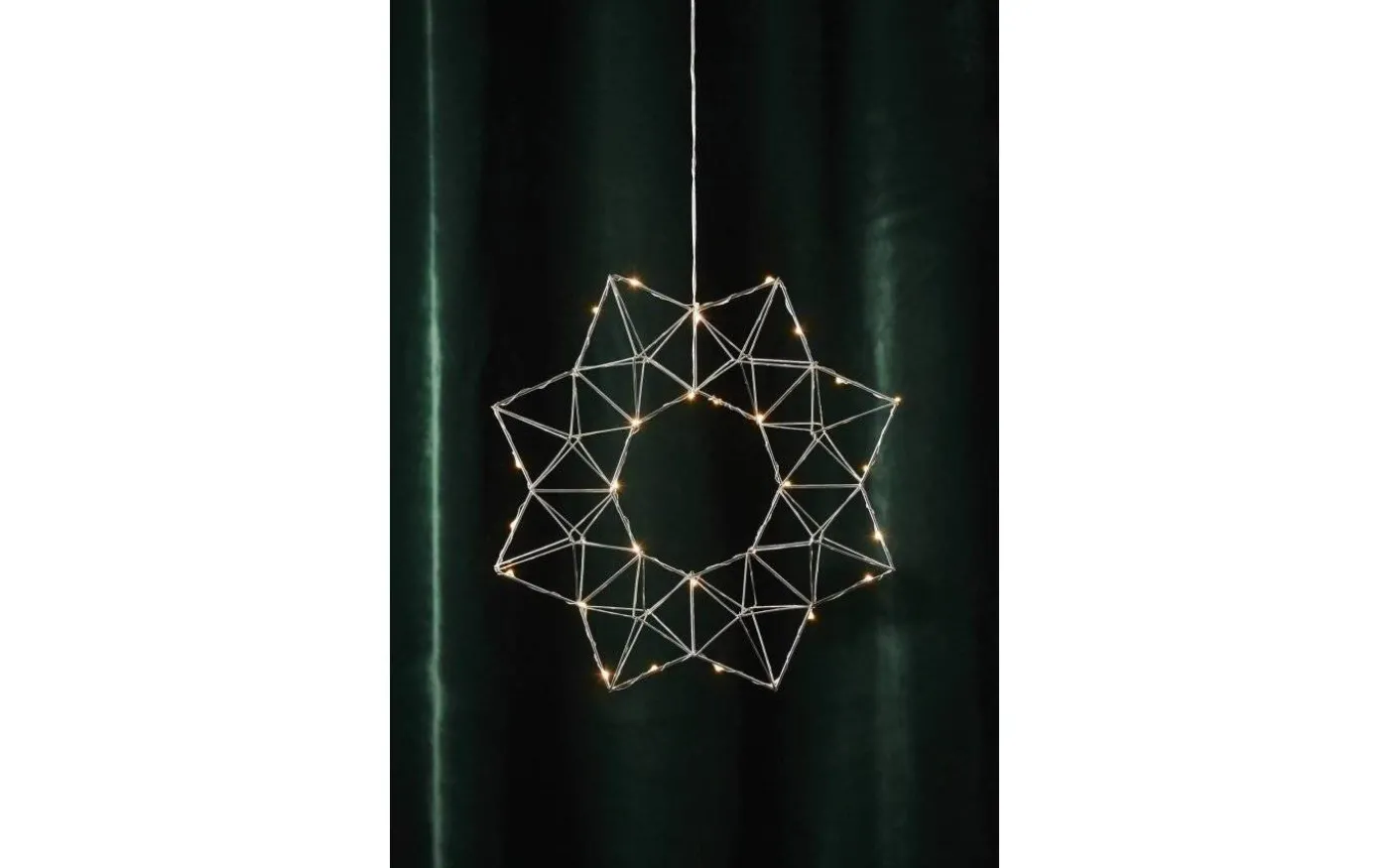 Edge Metallstjärna 40cm Krom