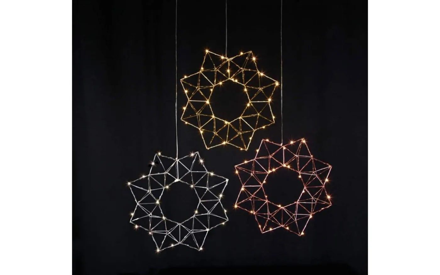 Edge Metallstjärna 40cm Krom