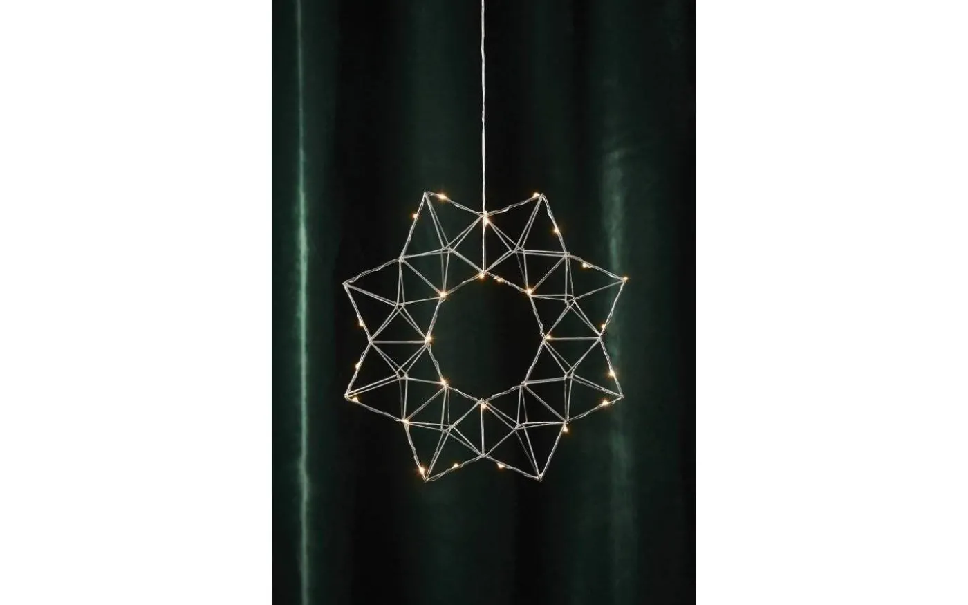 Edge Metallstjärna 40cm Krom