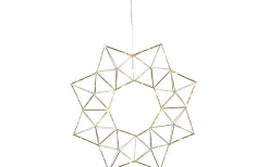 Visa Alla Julstjärnor|Julstjärnor Med Sladd<Star Trading Edge Metallstjärna 40cm Mässing