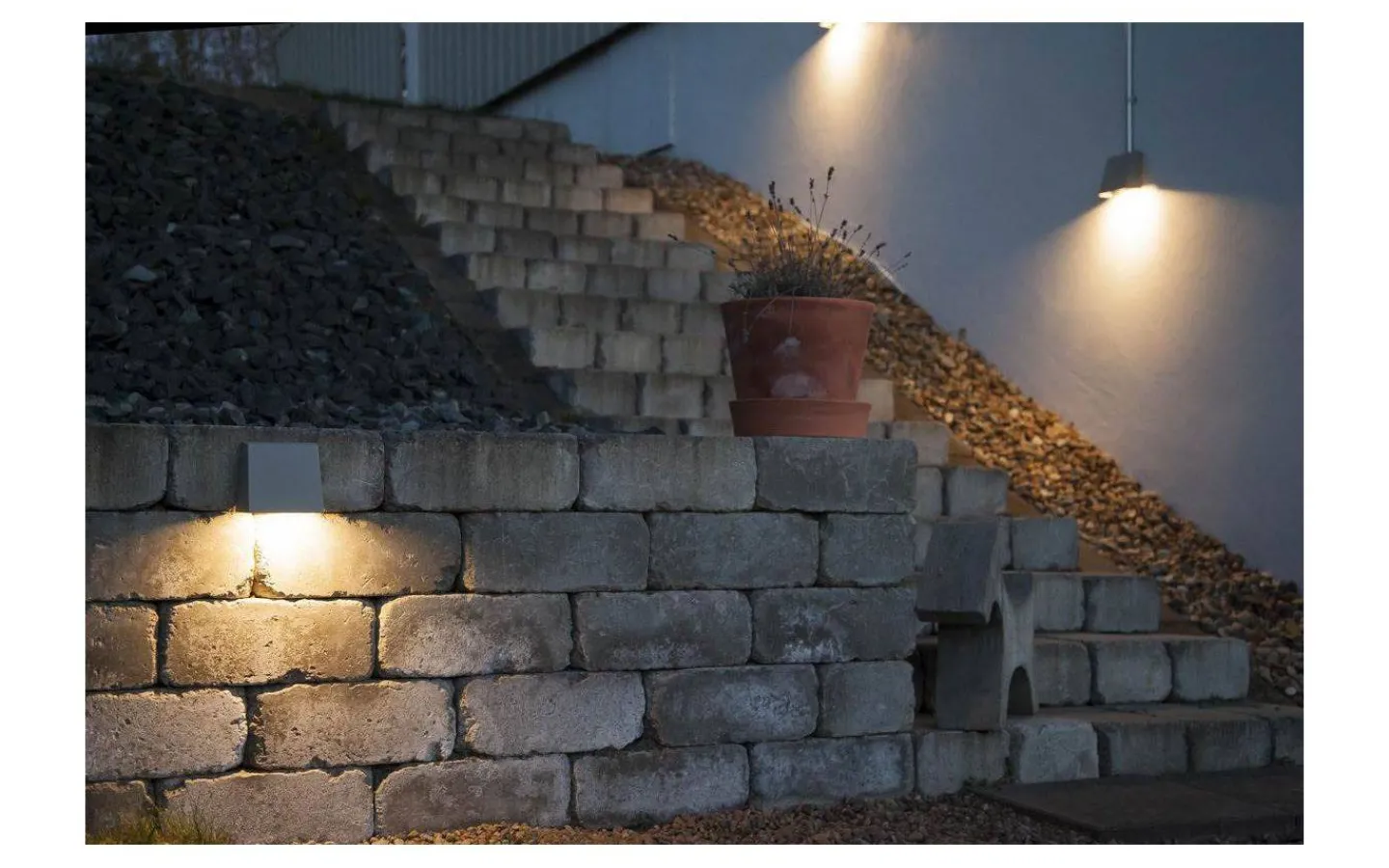 Upp Eller Nedljus Lampor<Hidealite Edge Vägglampa LED 3000K 4W Antracit IP65